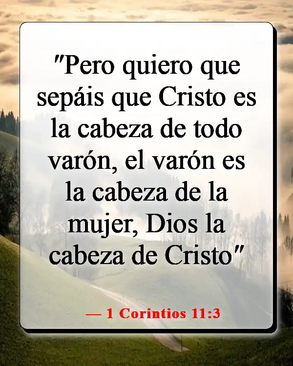 Versículos de la Biblia sobre las familias que adoran juntas (1 Corintios 11:3)