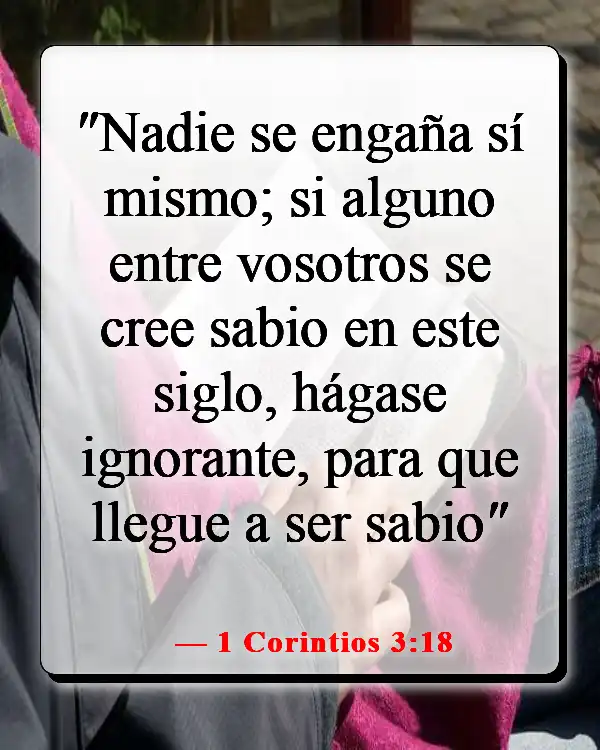 Versículo de la Biblia sobre la renovación de la mente (1 Corintios 3:18)