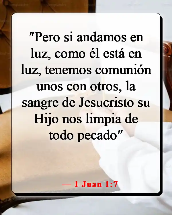 Versículos de la Biblia sobre trabajar juntos como equipo (1 Juan 1:7)