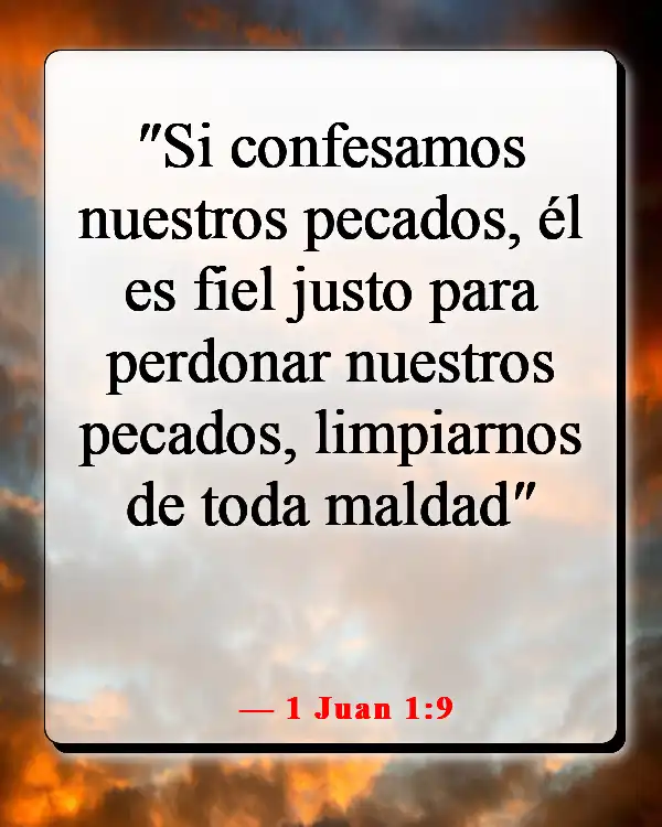 Versículos de la Biblia sobre escuchar tu conciencia (1 Juan 1:9)