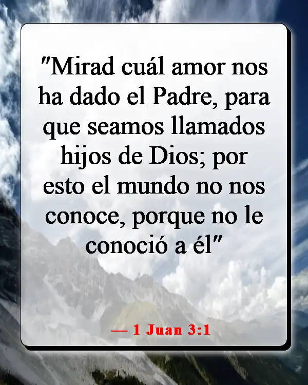 Versículos de la Biblia sobre enamorarse de Jesús (1 Juan 3:1)