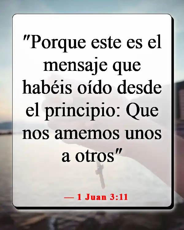 Versículos de la Biblia sobre el respeto por la vida humana (1 Juan 3:11)