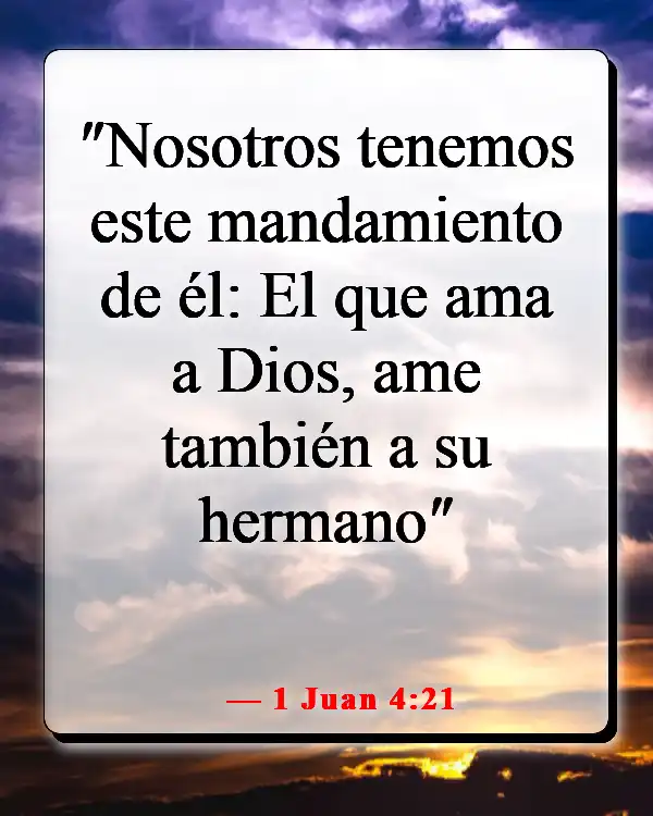 Versículos de la Biblia sobre cómo aplicar las Escrituras a la vida cotidiana (1 Juan 4:21)