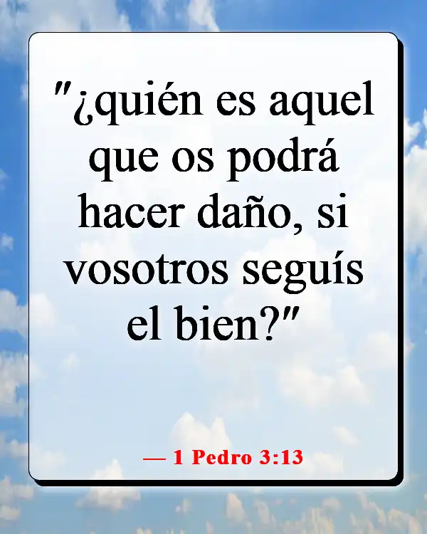 Versículos de la Biblia sobre maltratar a tu esposa (1 Pedro 3:13)