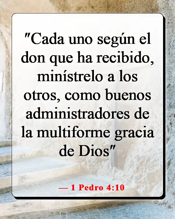 Versículos de la Biblia sobre ser diferente (1 Pedro 4:10)