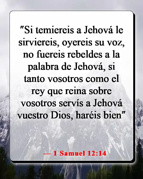 Versículos de la Biblia sobre caminar (1 Samuel 12:14)