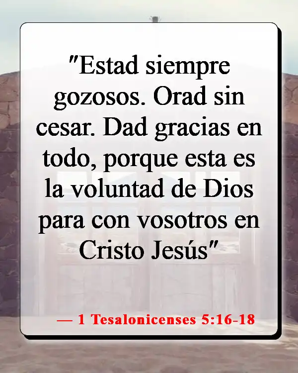 Versículos bíblicos para la oración de apertura en la iglesia (1 Tesalonicenses 5:16-18)