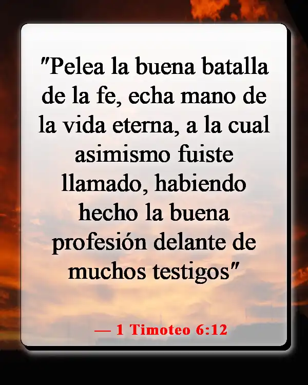 Versículo bíblico para la sanación después de una cirugía (1 Timoteo 6:12)