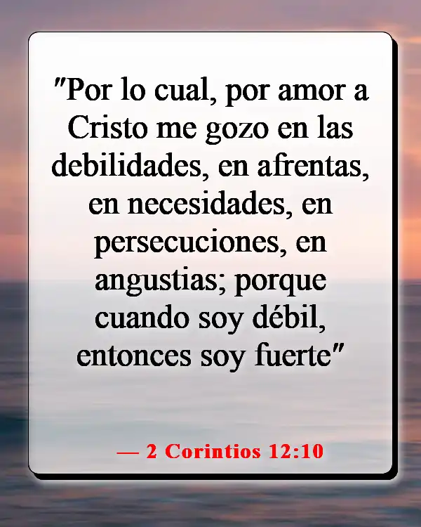 Versículos de la Biblia sobre los que odian (2 Corintios 12:10)