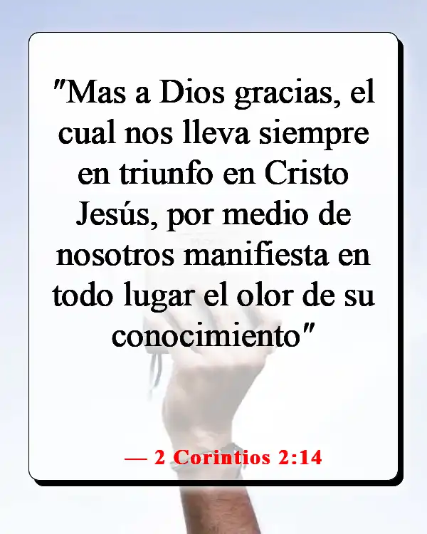 Versículos de la Biblia sobre la victoria en Jesús (2 Corintios 2:14)