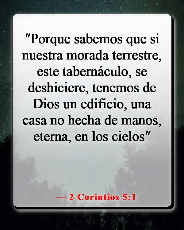 Versículos de la Biblia sobre el cielo y el infierno (2 Corintios 5:1)