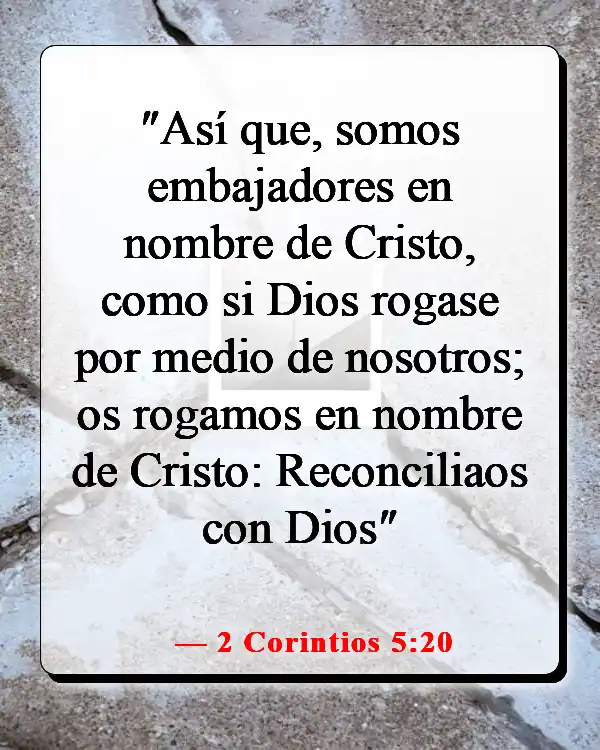 Versículos de la Biblia sobre ser diferente (2 Corintios 5:20)