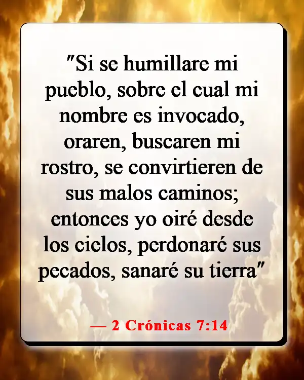 Versículos de la Biblia sobre la oración en tiempos difíciles (2 Crónicas 7:14)