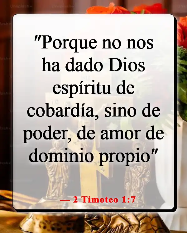 Versículos de la Biblia para orar por tu hija (2 Timoteo 1:7)