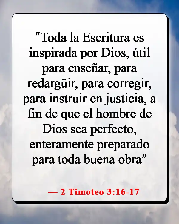 Versículos de la Biblia sobre tomar la decisión correcta (2 Timoteo 3:16-17)