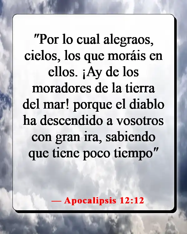 Versículos de la Biblia sobre el cielo y el infierno (Apocalipsis 12:12)