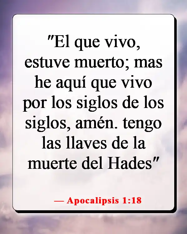 Versículos bíblicos sobre Dios salvándonos del infierno (Apocalipsis 1:18)