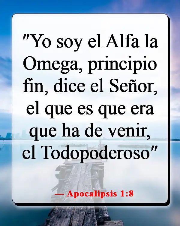 Versículos de la Biblia sobre los poderes y habilidades de Dios (Apocalipsis 1:8)
