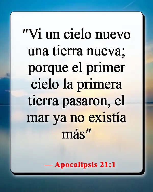 Versículos de la Biblia sobre el cielo y el infierno (Apocalipsis 21:1)