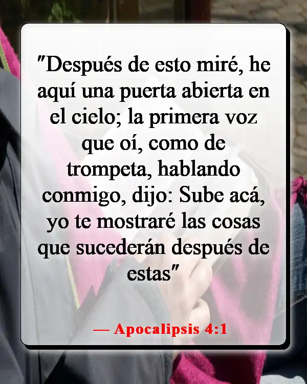 Versículos de la Biblia sobre el cielo y el infierno (Apocalipsis 4:1)