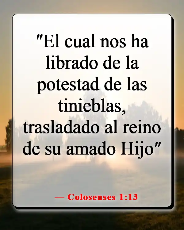 Versículos de la Biblia sobre ser diferente (Colosenses 1:13)