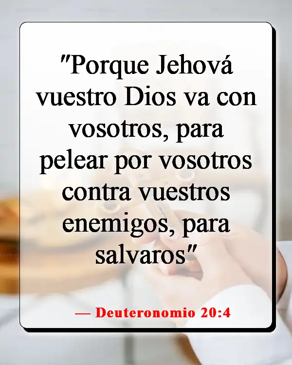 Versículos de la Biblia sobre la victoria en Jesús (Deuteronomio 20:4)