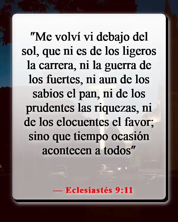 Versículo de la Biblia sobre la equidad y la igualdad (Eclesiastés 9:11)