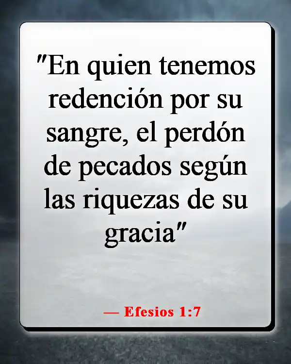 Versículos bíblicos sobre Dios salvándonos del infierno (Efesios 1:7)