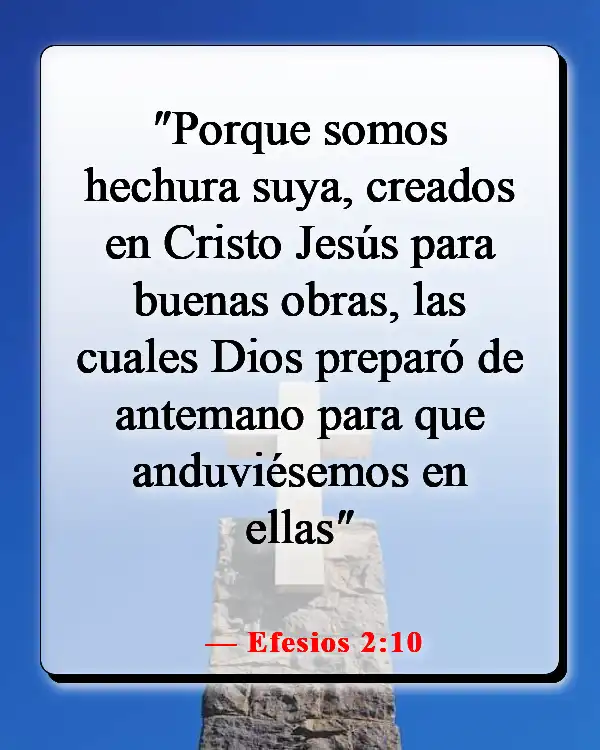 Versículos de la Biblia sobre caminar (Efesios 2:10)