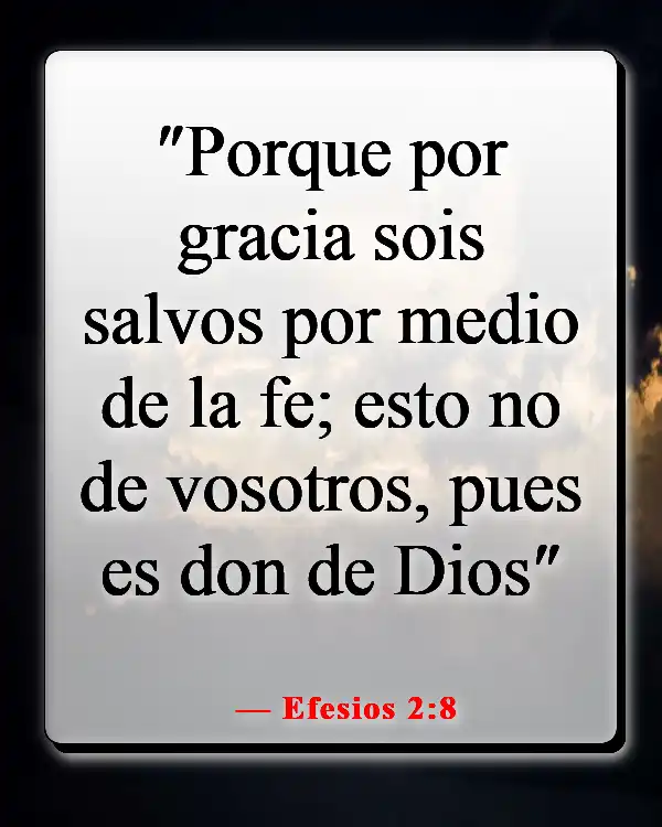 Versículo de la Biblia sobre salvar almas perdidas (Efesios 2:8)