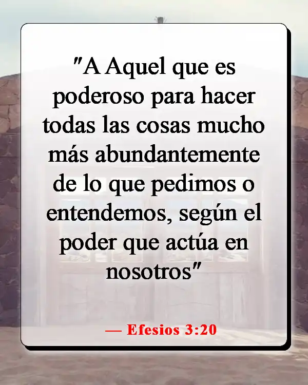 Versículos de la Biblia sobre la victoria en Jesús (Efesios 3:20)