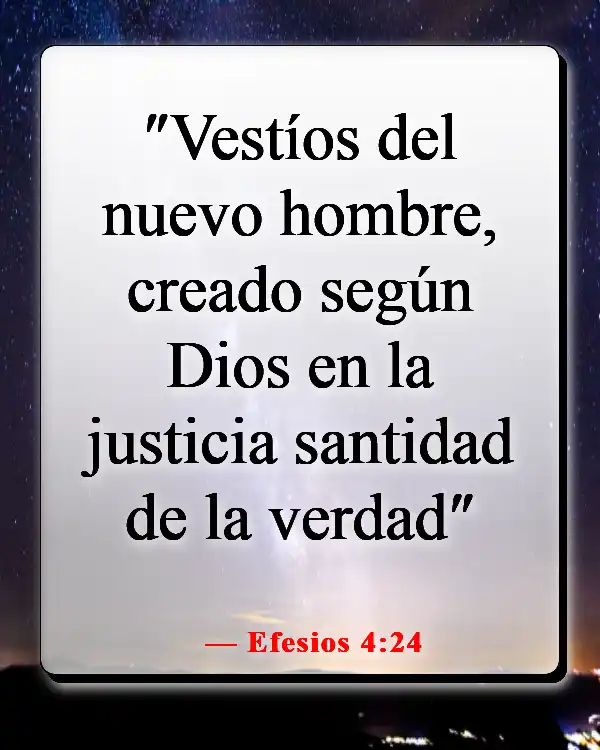 Versículos de la Biblia sobre ser diferente (Efesios 4:24)