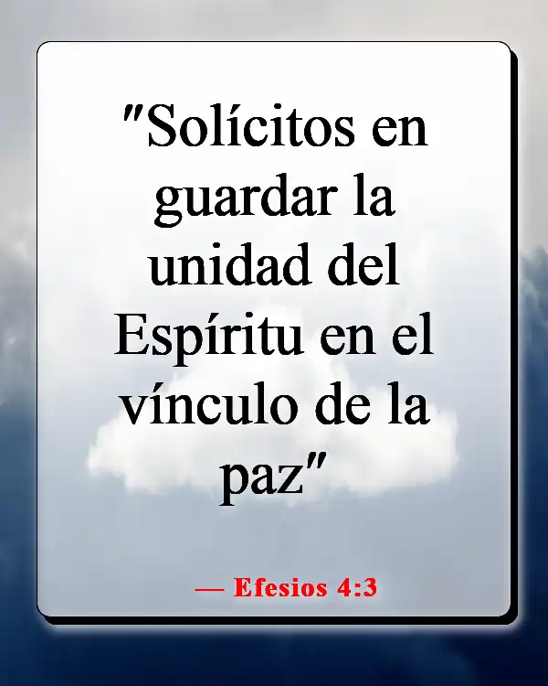 Versículos de la Biblia sobre trabajar juntos como equipo (Efesios 4:3)