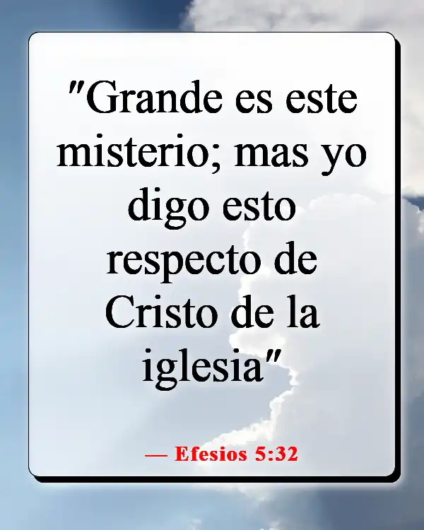 Versículos de la Biblia sobre maltratar a tu esposa (Efesios 5:32)