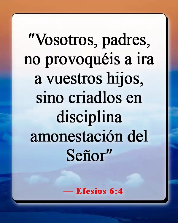 Versículos de la Biblia sobre las familias que adoran juntas (Efesios 6:4)