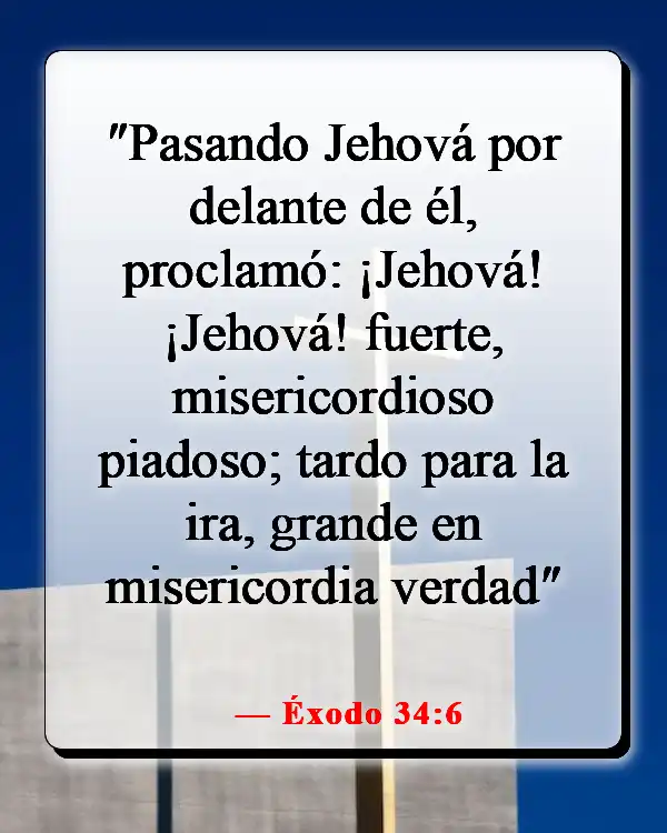 Versículos de la Biblia sobre recordar la fidelidad de Dios (Éxodo 34:6)