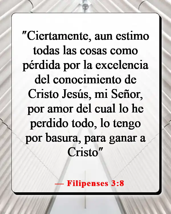 Versículos de la Biblia sobre enamorarse de Jesús (Filipenses 3:8)