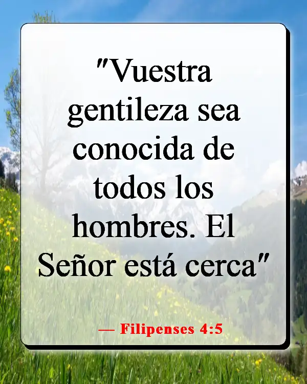 Versículos de la Biblia sobre la importancia de cada persona (Filipenses 4:5)
