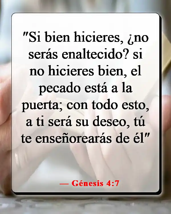 Versículos de la Biblia sobre el diablo disfrazado (Génesis 4:7)