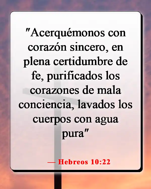 Versículos bíblicos para la oración de apertura en la iglesia (Hebreos 10:22)