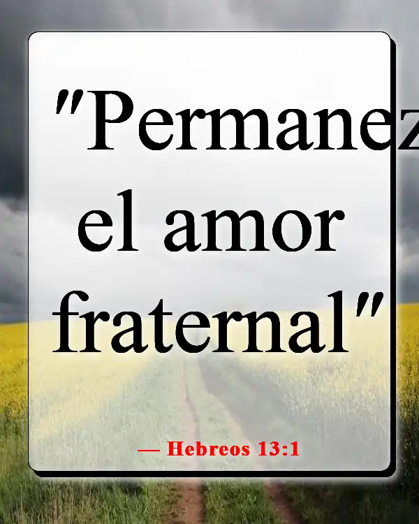 Versículos de la Biblia sobre el respeto por la vida humana (Hebreos 13:1)