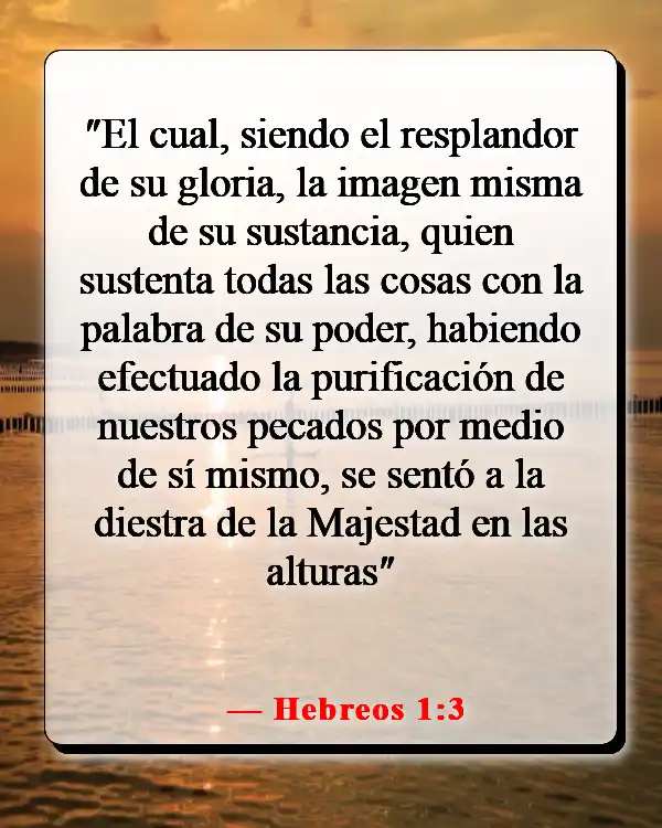 Versículos de la Biblia sobre Jesús siendo la luz (Hebreos 1:3)