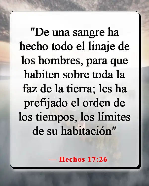 Versículo de la Biblia sobre la equidad y la igualdad (Hechos 17:26)