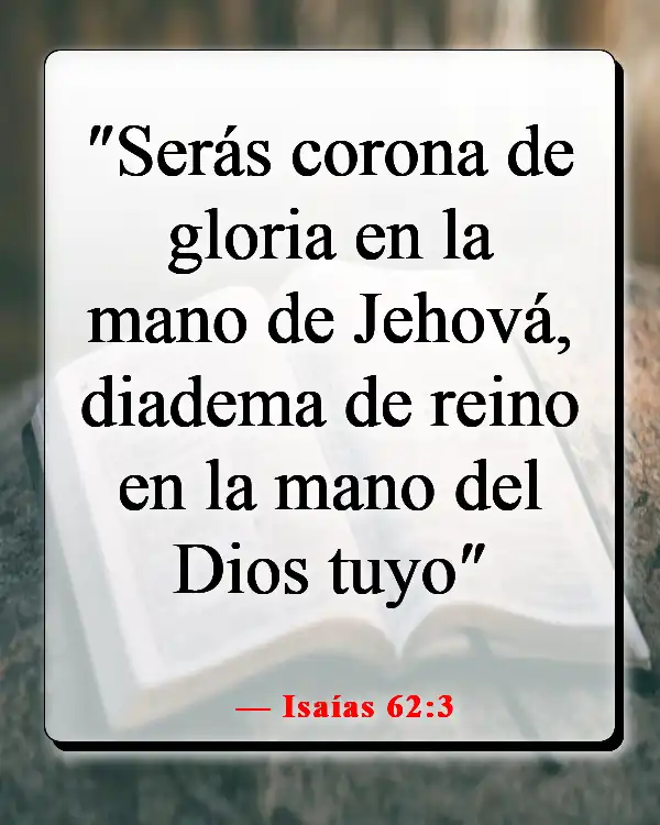 Versículo de la Biblia sobre entregar los problemas a Dios (Isaías 62:3)