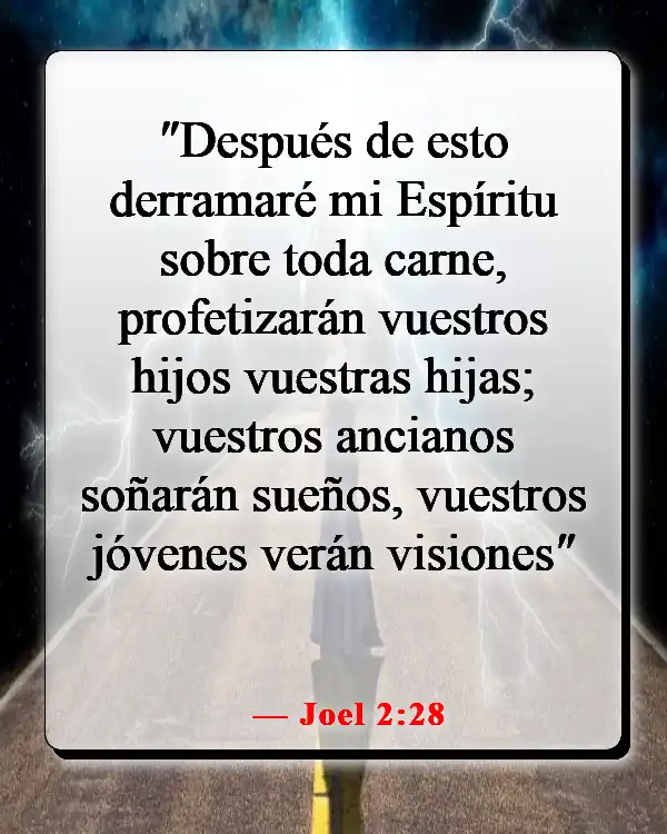 Versículos de la Biblia sobre el Reino de Dios en la Tierra (Joel 2:28)