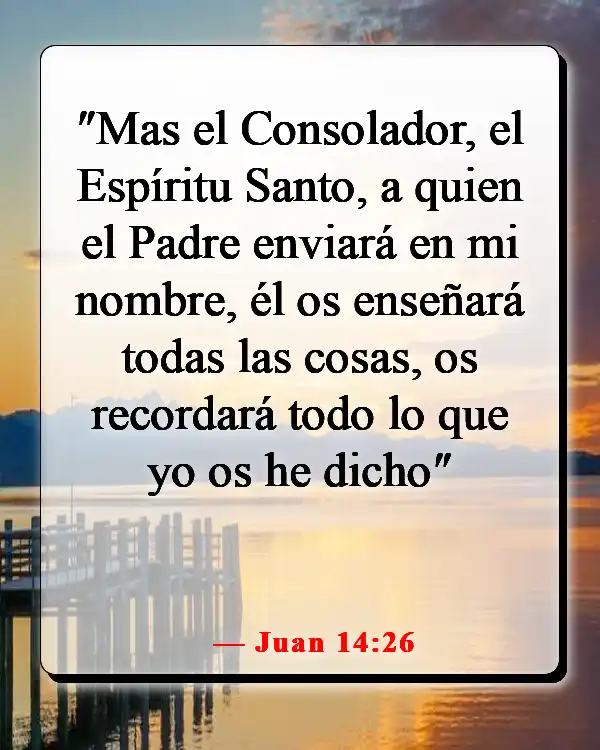 Versículos de la Biblia sobre escuchar tu conciencia (Juan 14:26)