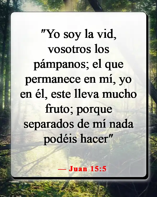 Versículos de la Biblia para orar por tu hija (Juan 15:5)