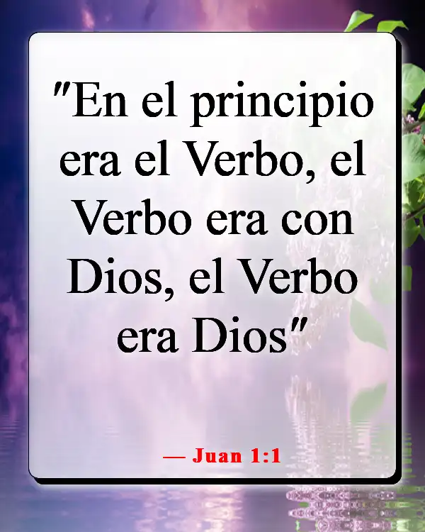 Versículos de la Biblia sobre cómo aplicar las Escrituras a la vida cotidiana (Juan 1:1)