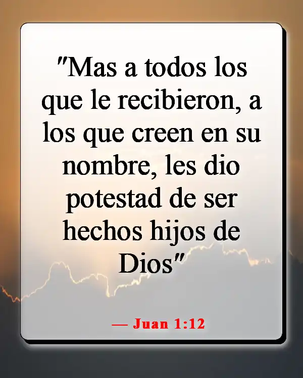 Versículos bíblicos sobre Dios salvándonos del infierno (Juan 1:12)