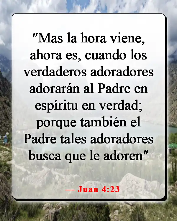 Versículos de la Biblia sobre las familias que adoran juntas (Juan 4:23)